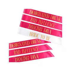 VATYERTY - 7 embalar despedida soltera Fajas para fiesta nupcial Rosa