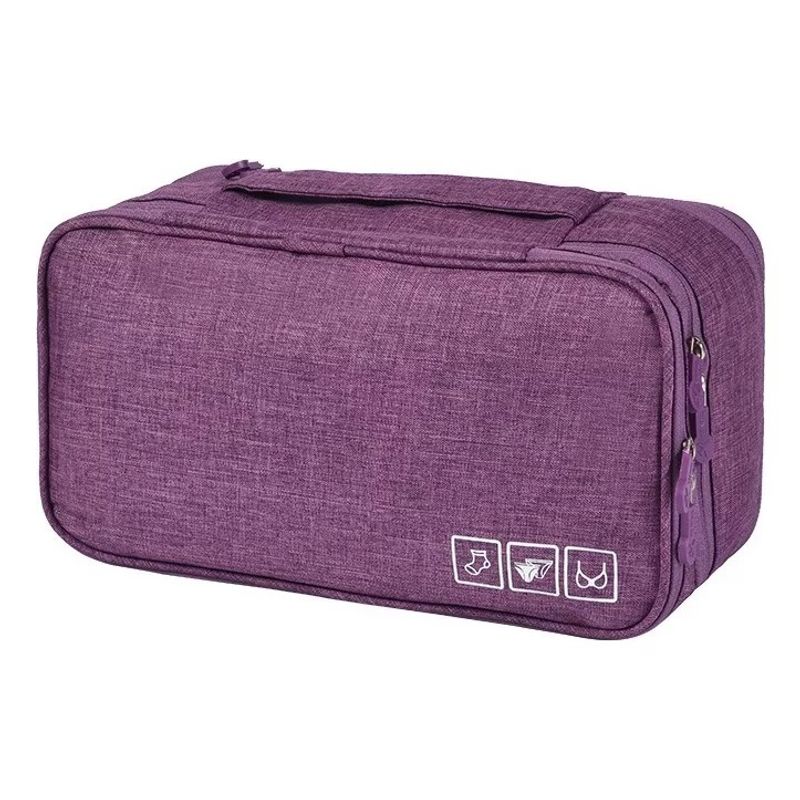 GENERICO - Bolso Viaje Organizador De Ropa Interior Impermeable  Lila
