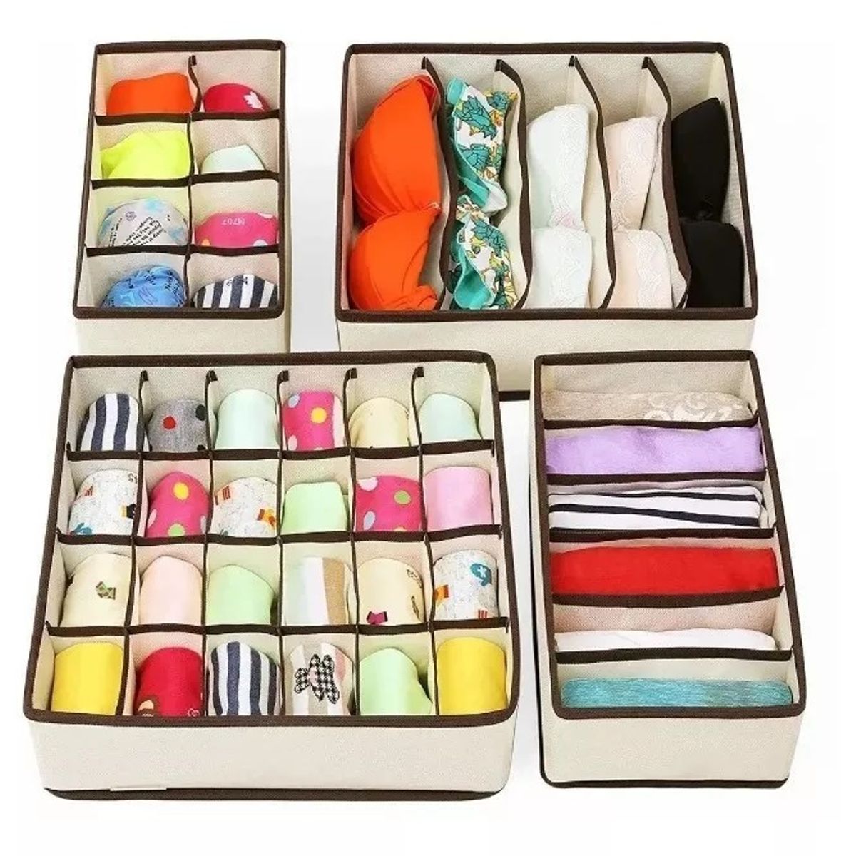 GENERICO - Organizador De Ropa Interior Plegable Para Cajones