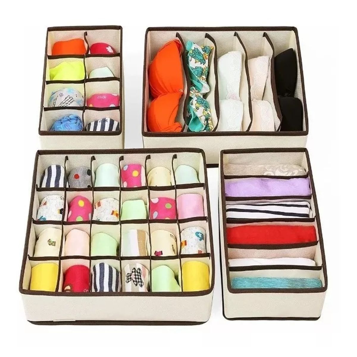 GENERICO - Organizador De Ropa Interior Plegable Para Cajones