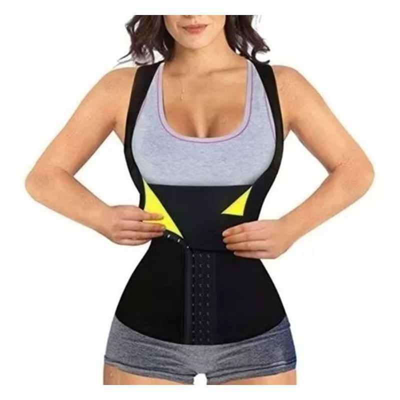 GENERICO - Faja Polera Saunat 3 Broches Neoprene