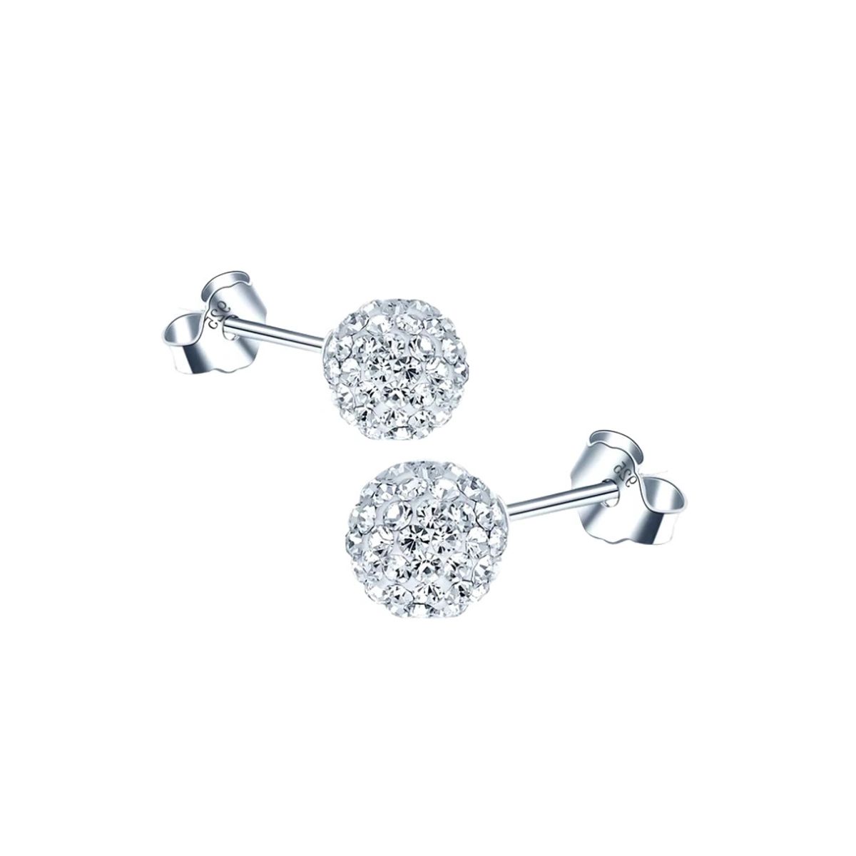 GENERICO - Aros De Plata Con Micro Circones Incrustados