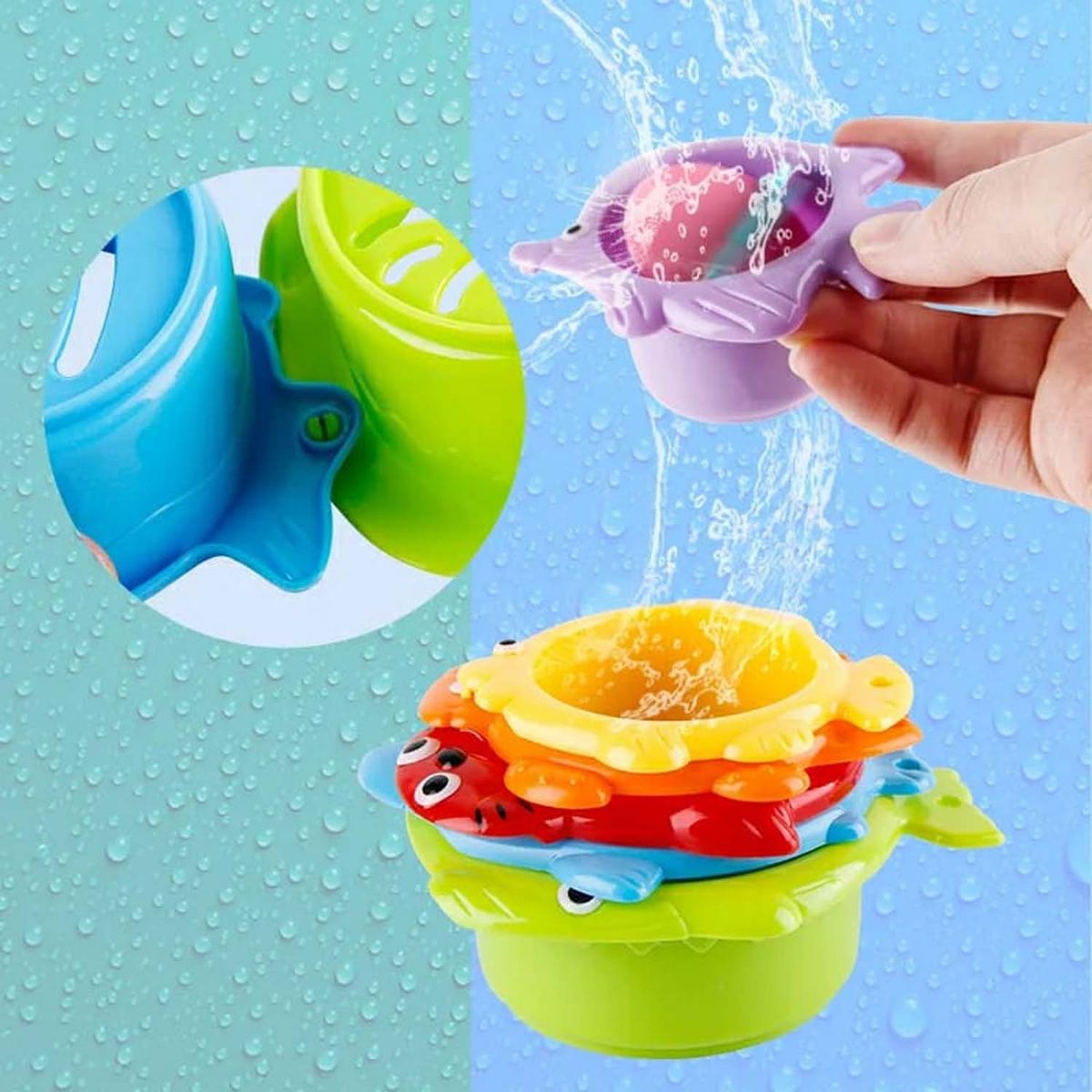 GENERICO - Juguete De Baño Educativo Divertido Con Forma De Pez