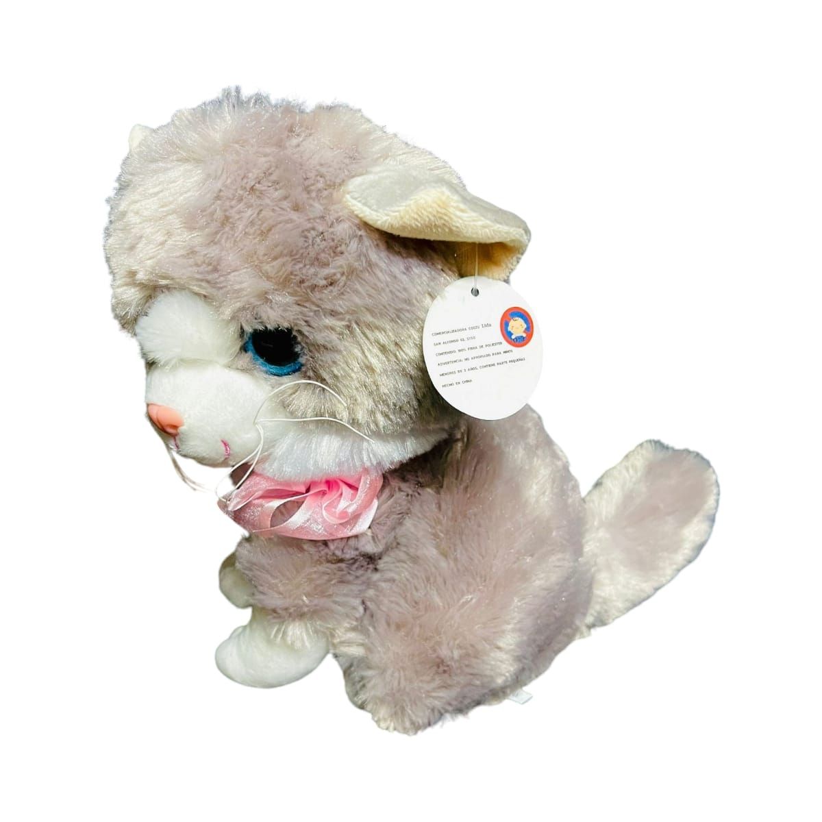 GENERICO - Peluche Animal Gato Gris