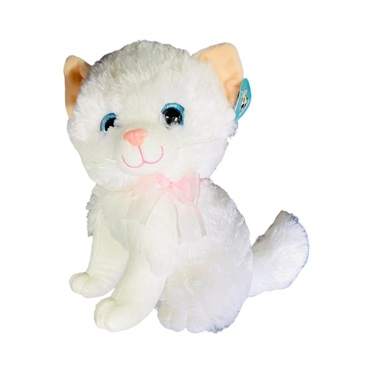 GENERICO - Peluche Animal Gato Blanco