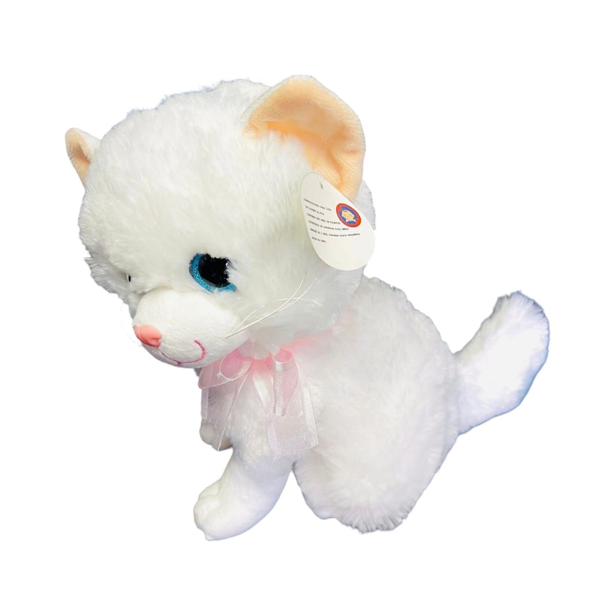 GENERICO - Peluche Animal Gato Blanco