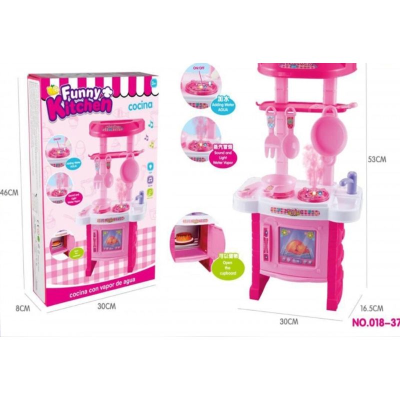 GENERICO - Cocina Little Chef 50 Cm 1 U Kidz Corner Color Rosa