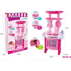 GENERICO - Cocina Little Chef 50 Cm 1 U Kidz Corner Color Rosa