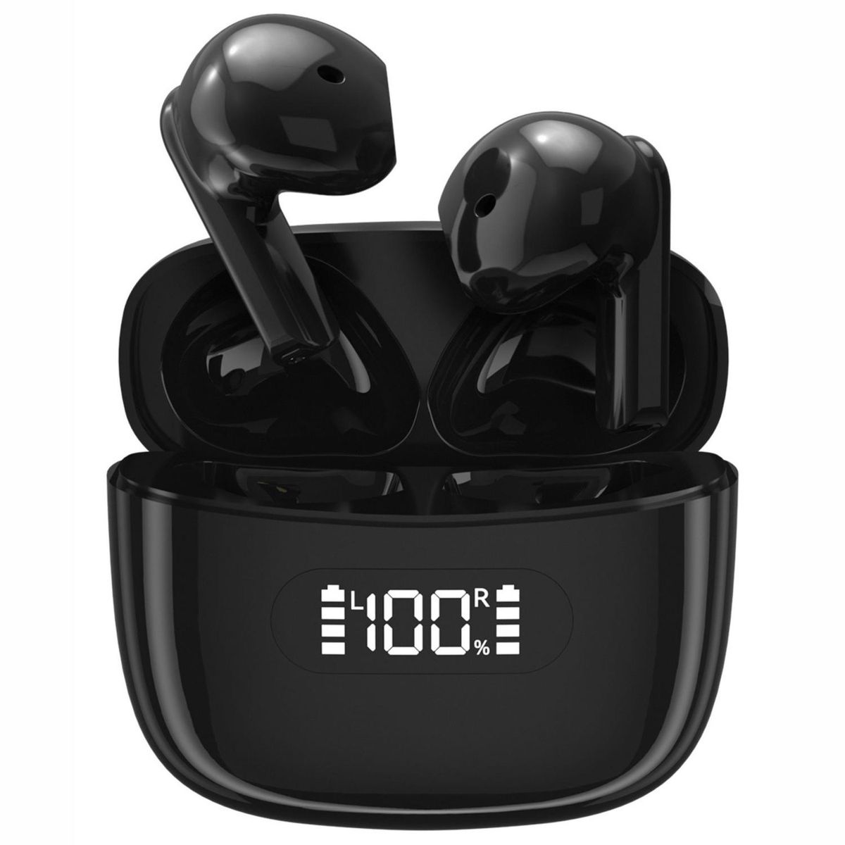 IHK TECHLINE - Audífonos Bluetooth 5.3 con pantalla led