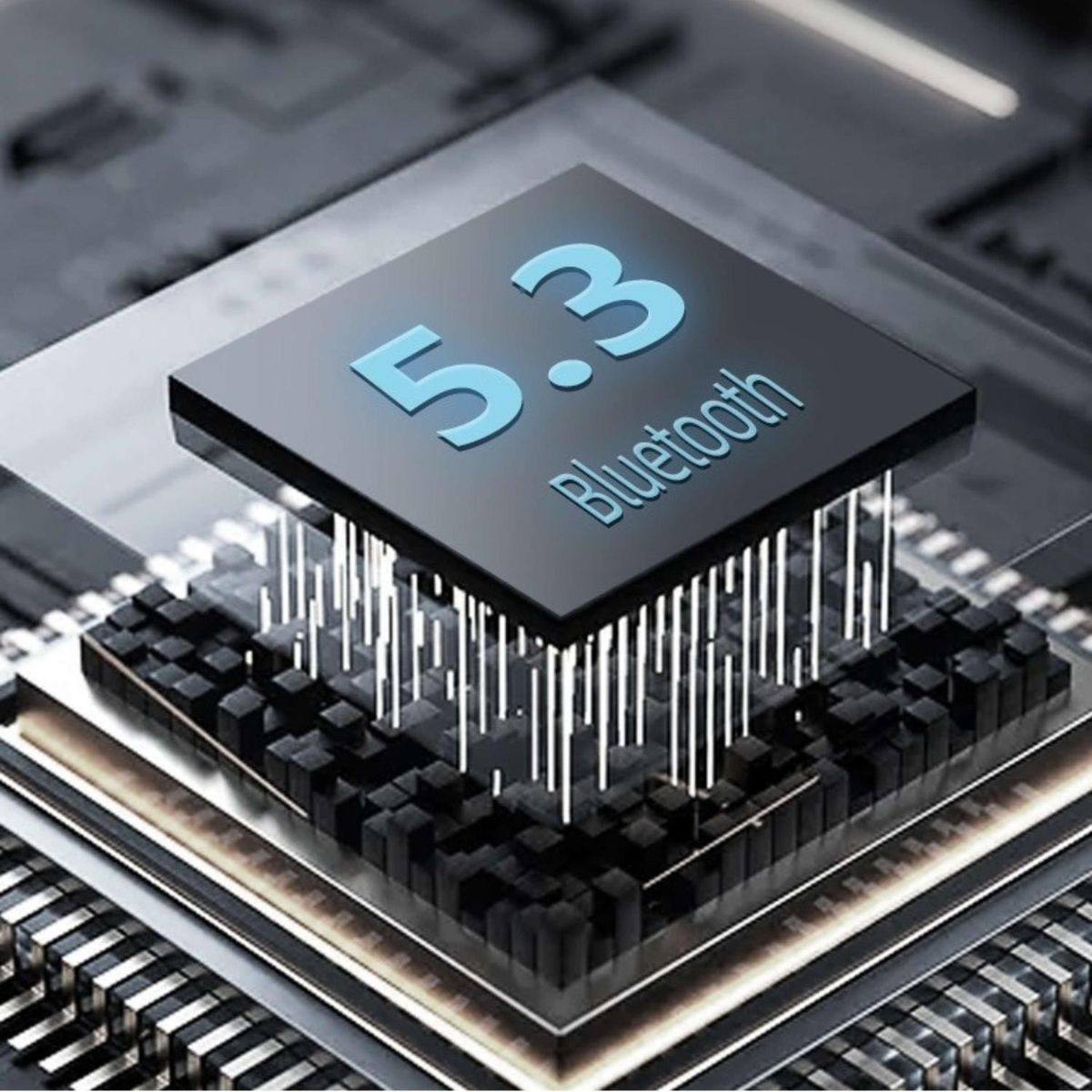 IHK TECHLINE - Audífonos Bluetooth 5.3 con pantalla led