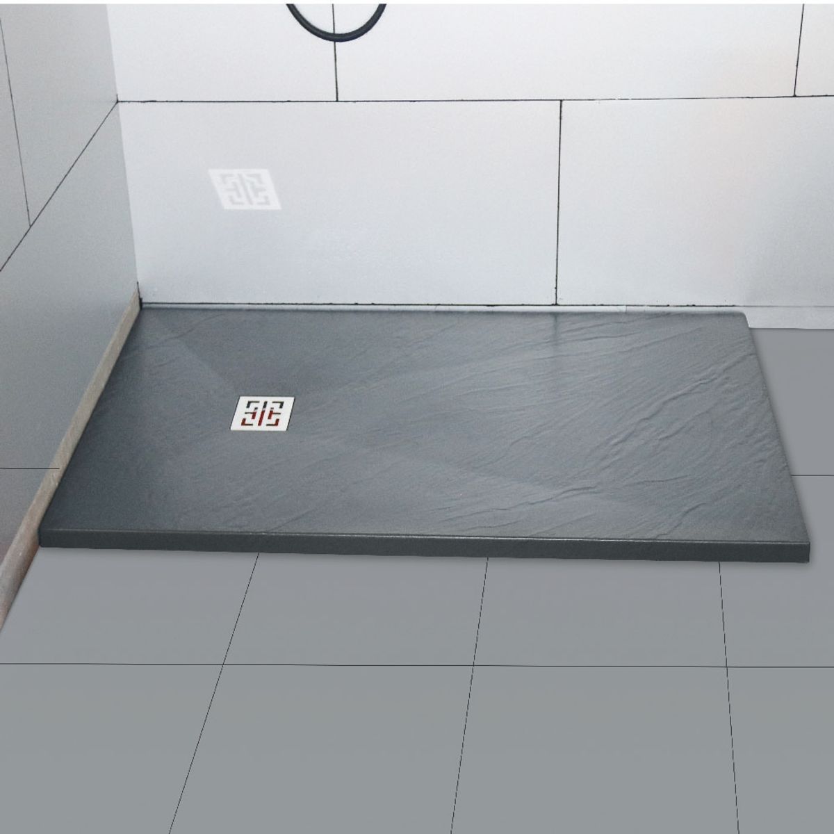 DUSCHY - RECEPTACULO DE DUCHA REMIX GRIS MATTE 80X160X3 6