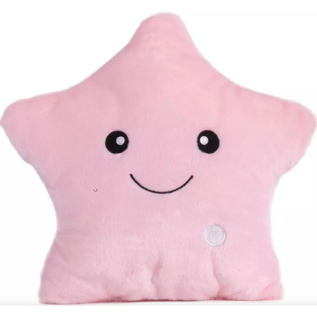 GENERICO - Cojín Almohada Forma Estrella Luminoso Rosado