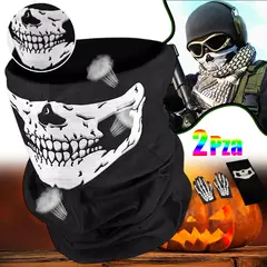 EDWINAYY - Máscara Death Skull Mask Guantes De Fiesta