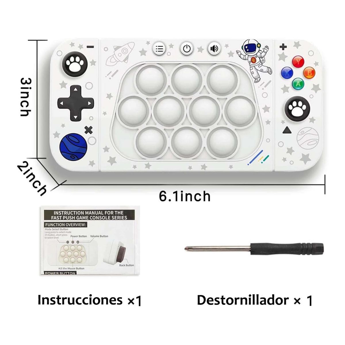 WELDMON - juguete antiestrés pop