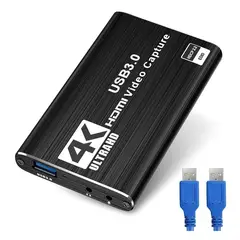 EDWINAYY - Capturadora De Video Hdmi Usb 3.0 4k 60fps - Audio Y Video