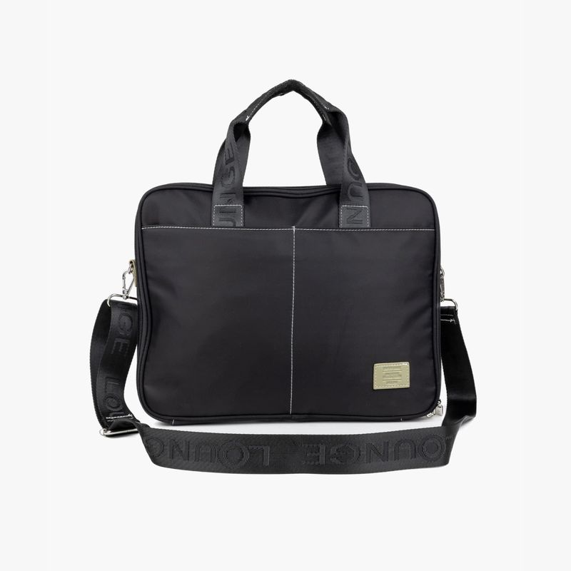 LOUNGE - Funda Notebook Mujer Nylon Bolsillos 1517 Negro