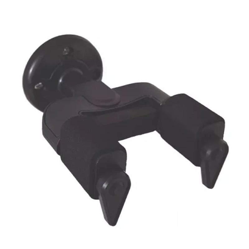 HENDRIX - Soporte de Pared para Guitarra y bajo Hendrix Hx0066 Negro.