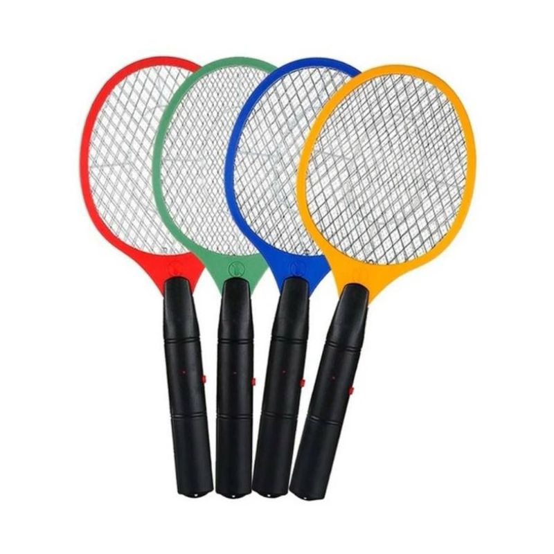 GENERICO - Raqueta Mata Moscas Insectos Raqueta Electrica Recargable Linterna