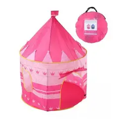 GENERICO - Castillo Carpa Infantil Casa Club Para Niños Y Niña Rosado