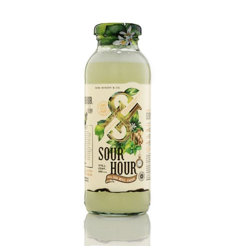 SOUR HOUR - Don Sour sabor Menta Jengibre formato 300 cc