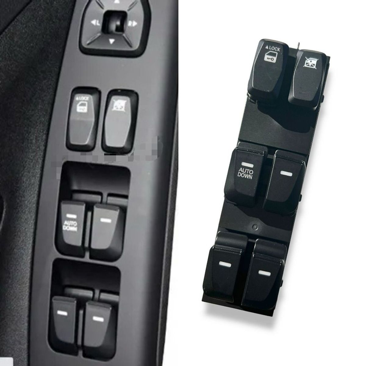 GENERICO - Botonera Alzavidrio Hyundai Tucson 2009-2015 auto Down 16p