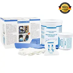WEICON - Resina Epoxi Ceramico 2 Kg Extremadamente Resistente Al Desgaste