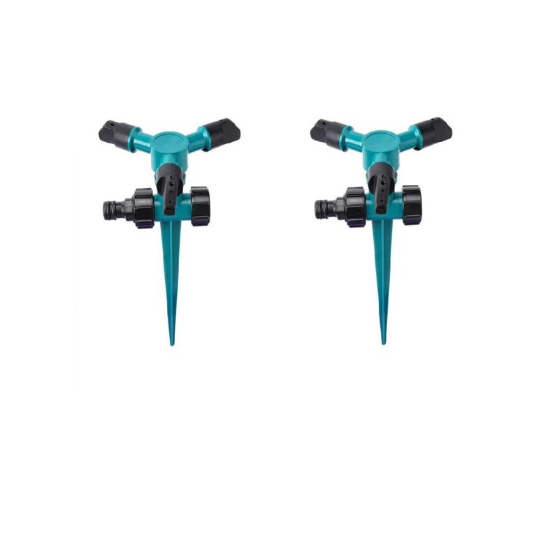 GENERICO - X2 Aspersor Riego Automático Césped Jardín Regador Giratorio