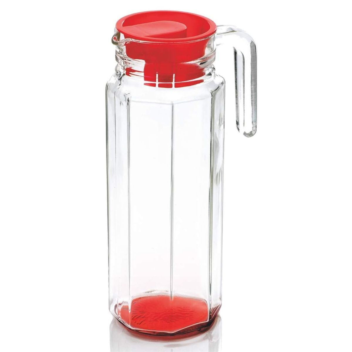 ALLEGRA - Jarra de Vidrio Con Tapa 1.1 Litros Rivoli Allegra Naranja