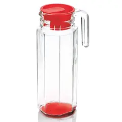 ALLEGRA - Jarra de Vidrio Con Tapa 1.1 Litros Rivoli Naranja