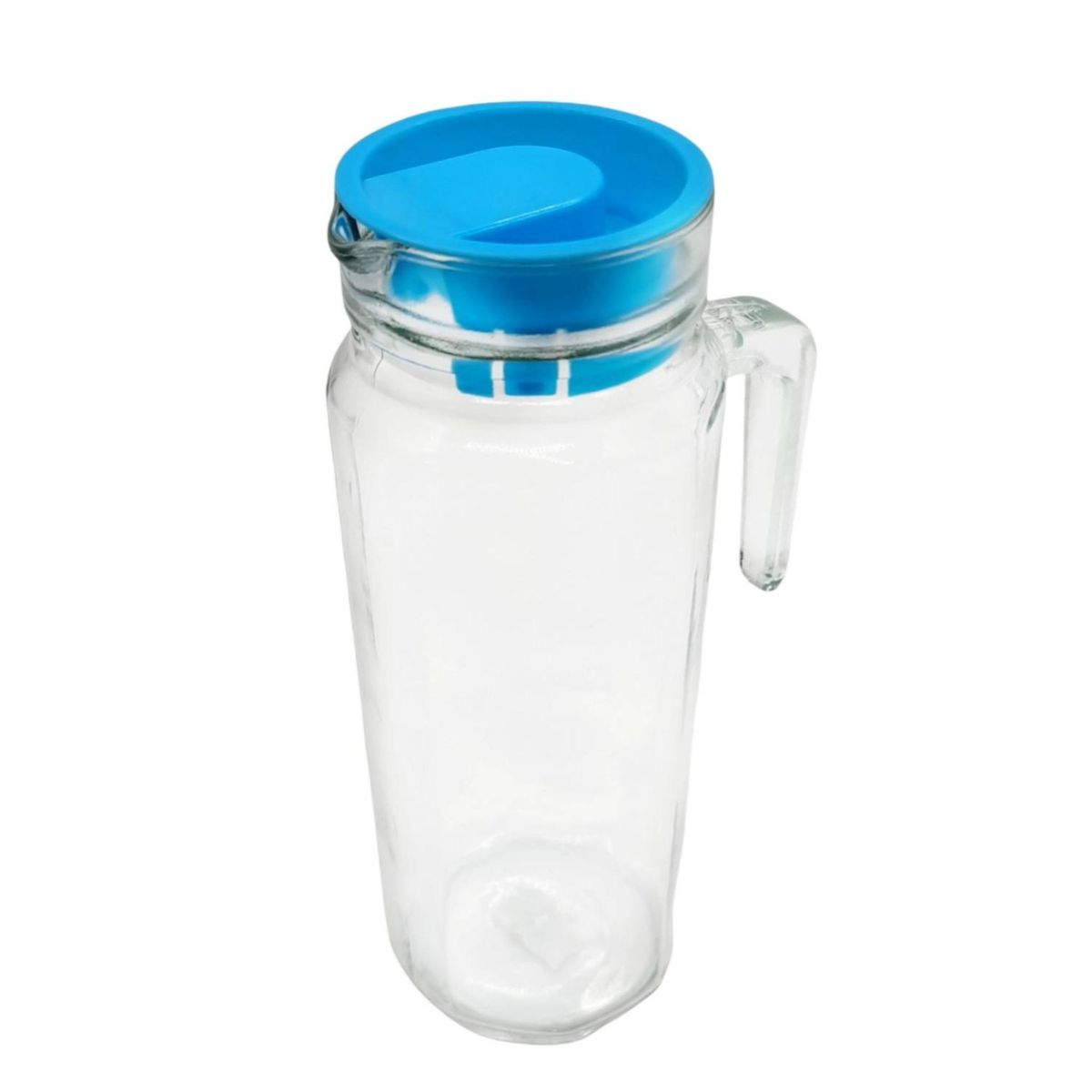 ALLEGRA - Jarra de Vidrio Con Tapa 1.1 Litros Rivoli Allegra Celeste