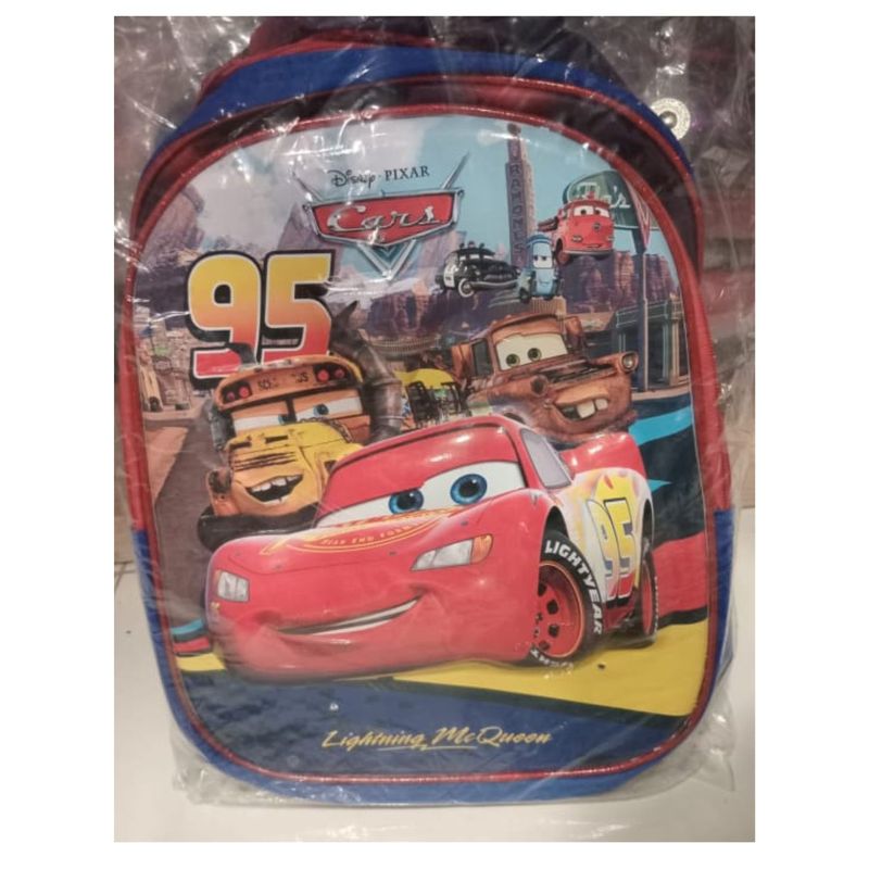 GENERICO - Mochila escolar diseño cars - con luces