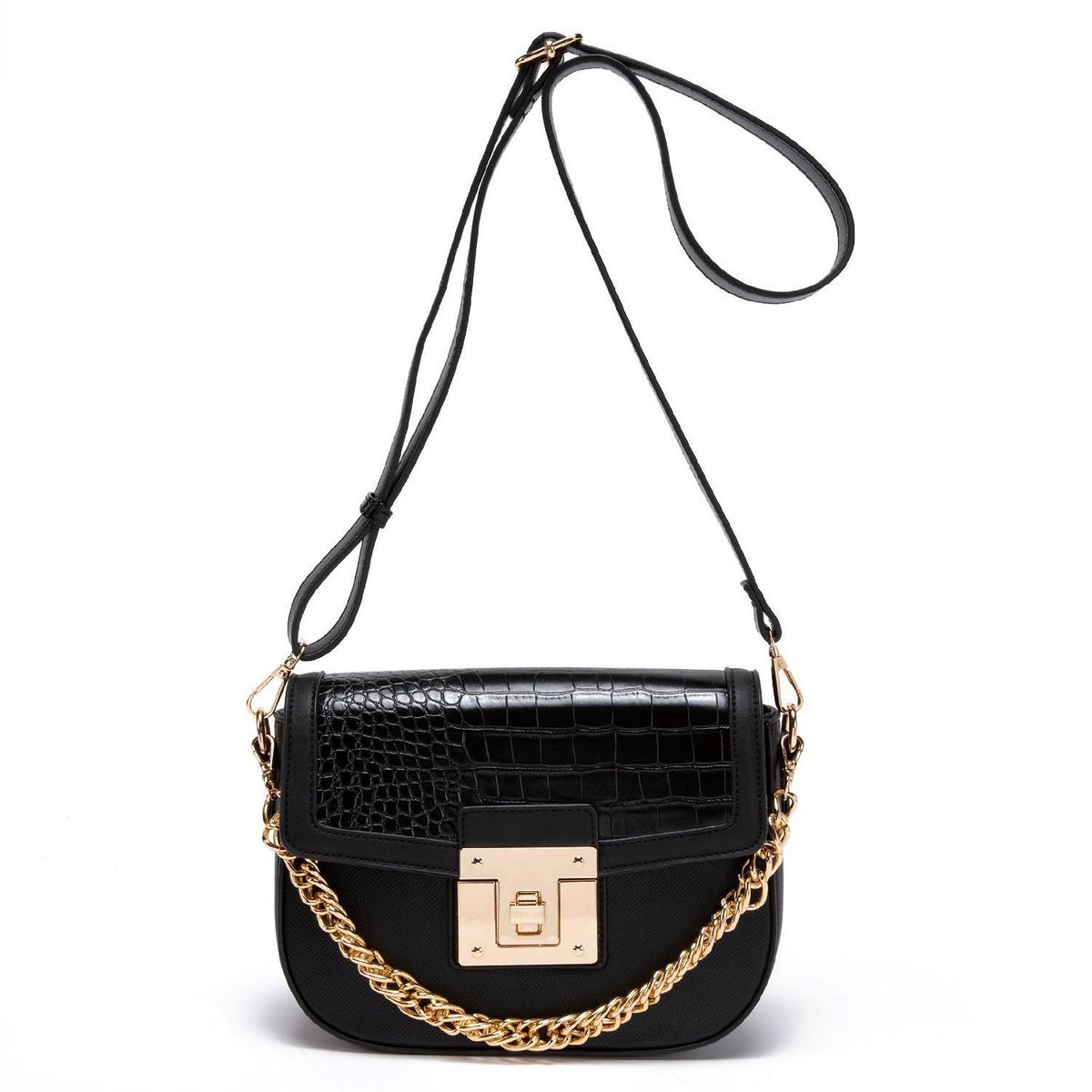 GACEL - Cartera - Retro con Tapa - Gacel - Negro