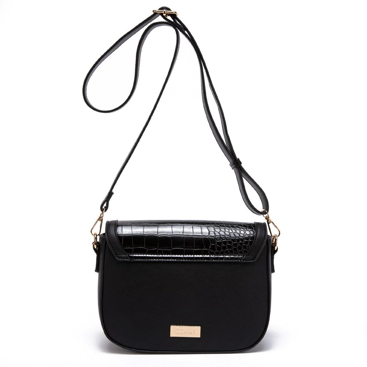 GACEL - Cartera - Retro con Tapa - Gacel - Negro