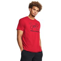 Polera manga corta Foundation hombre Rojo