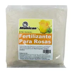 MOHICAN - FERTILIZANTE PARA ROSAS N-P-K (15-15-15) 1 KG