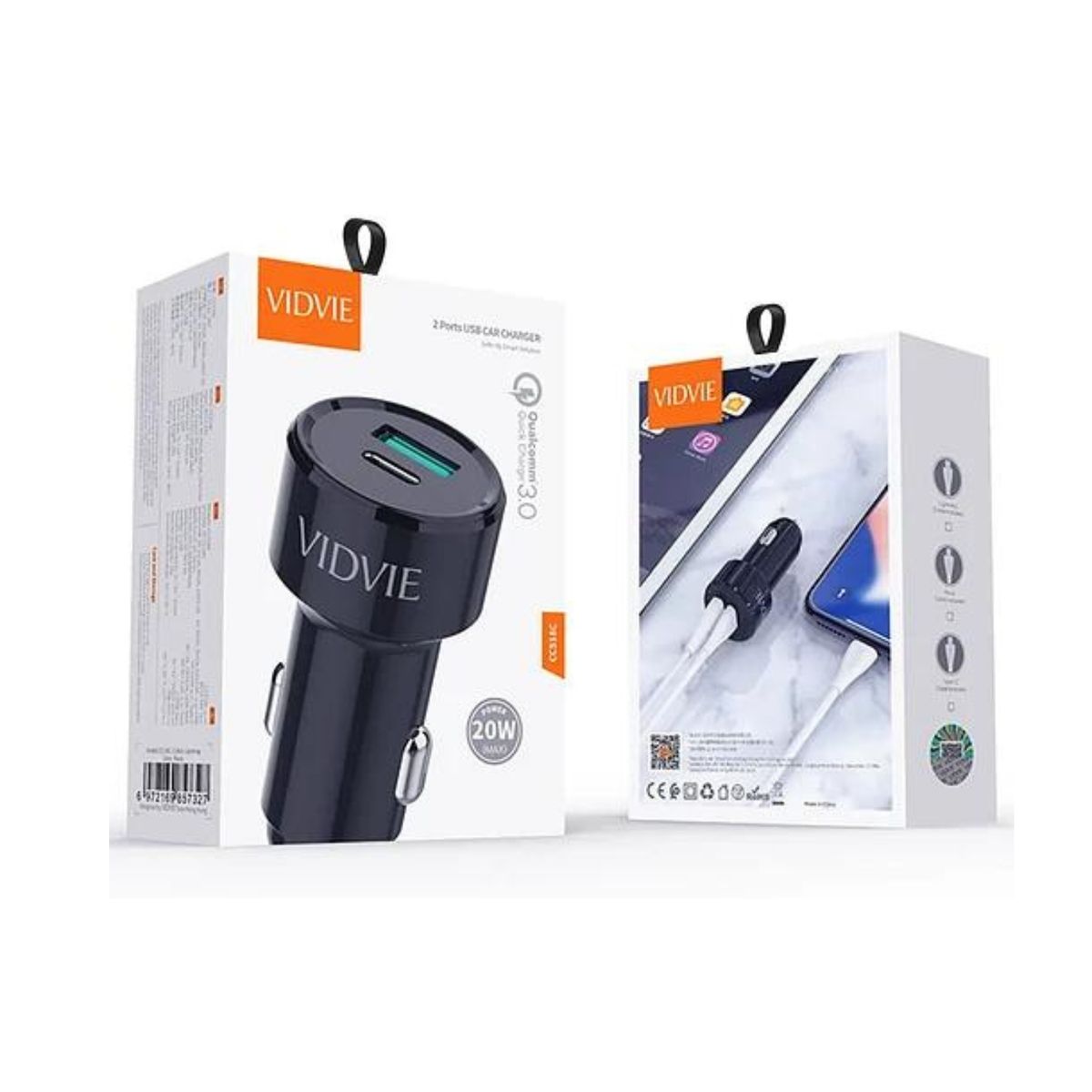 GENERICO - Cargador Para Auto De Doble Puerto Usb  Tipo C - Vidvie