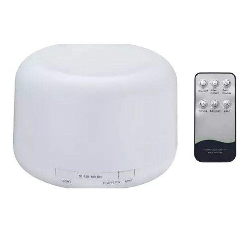 GENERICO - Humidificador Ultrasónico Aire Difusor 500ml Blanco SG105009.