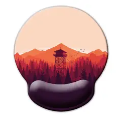GENERICO - Mouse Pad Con Apoya Muñeca Diseño Bosque