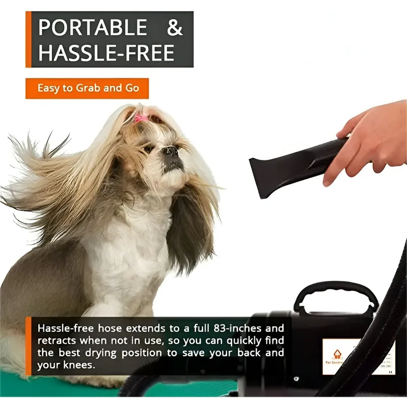 GENERICO TURBINA SECADOR PARA MASCOTAS 2800W