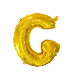GENERICO - Globo Metalizado Letra "G" Dorado 30 pulgadas