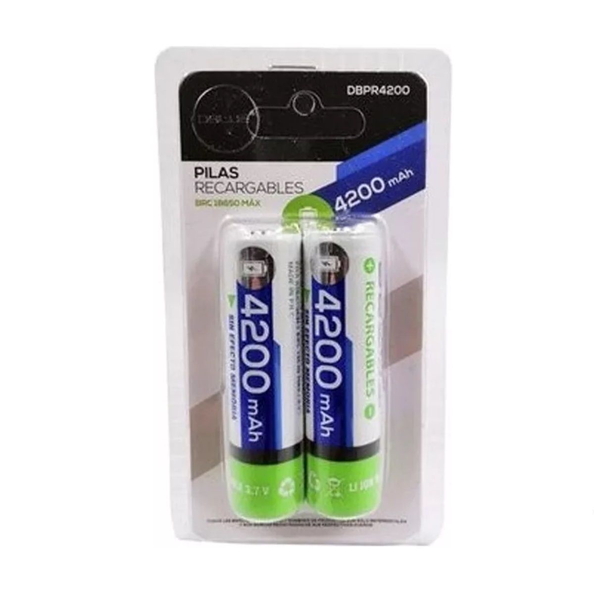 DBLUE - Pack 2 Pilas Recargables Dblue 4200 Mah Dbpr4200