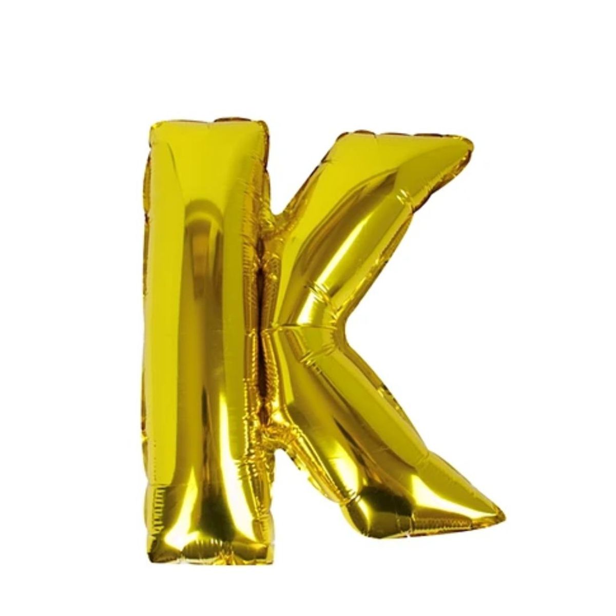 GENERICO - Globo Metalizado Letra "K" Dorado 30 Pulgadas