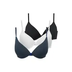 KAYSER - Pack 3x sosten soft algodón P350010-AZUB