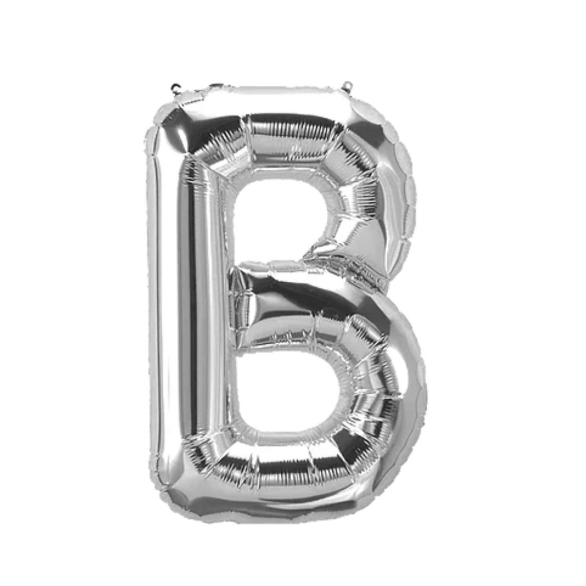 GENERICO - Globo Metalizado Letra "B" Plateado 30 pulgadas
