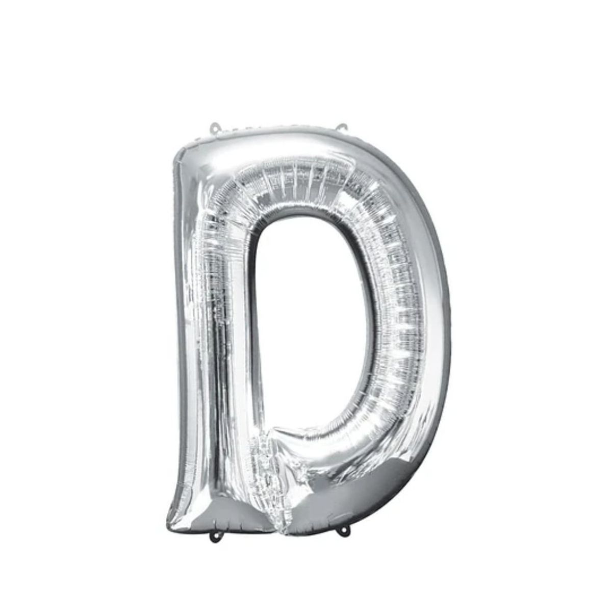 GENERICO - Globo Metalizado Letra "D" Plateado 30 pulgadas
