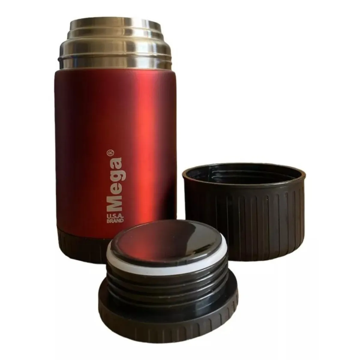 MEGA - Termo de Comida Mega Magnun Rojo 750 Ml (6 Horas Caliente)