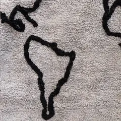 OWI - Alfombra Lavable mapa linea