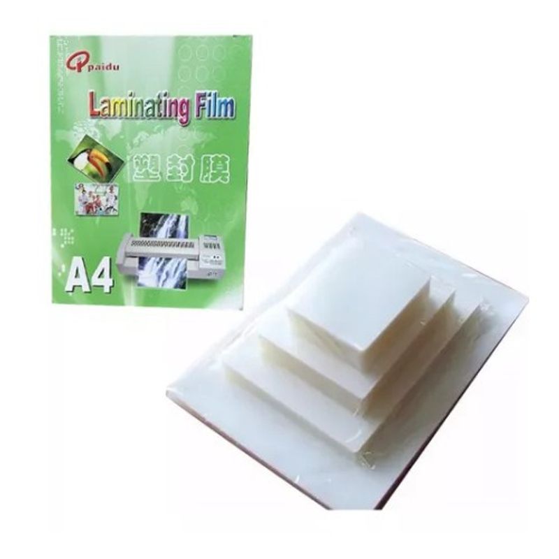 GENERICO - Mica 100 Laminas Termolaminar Plastificar A4 SG105039