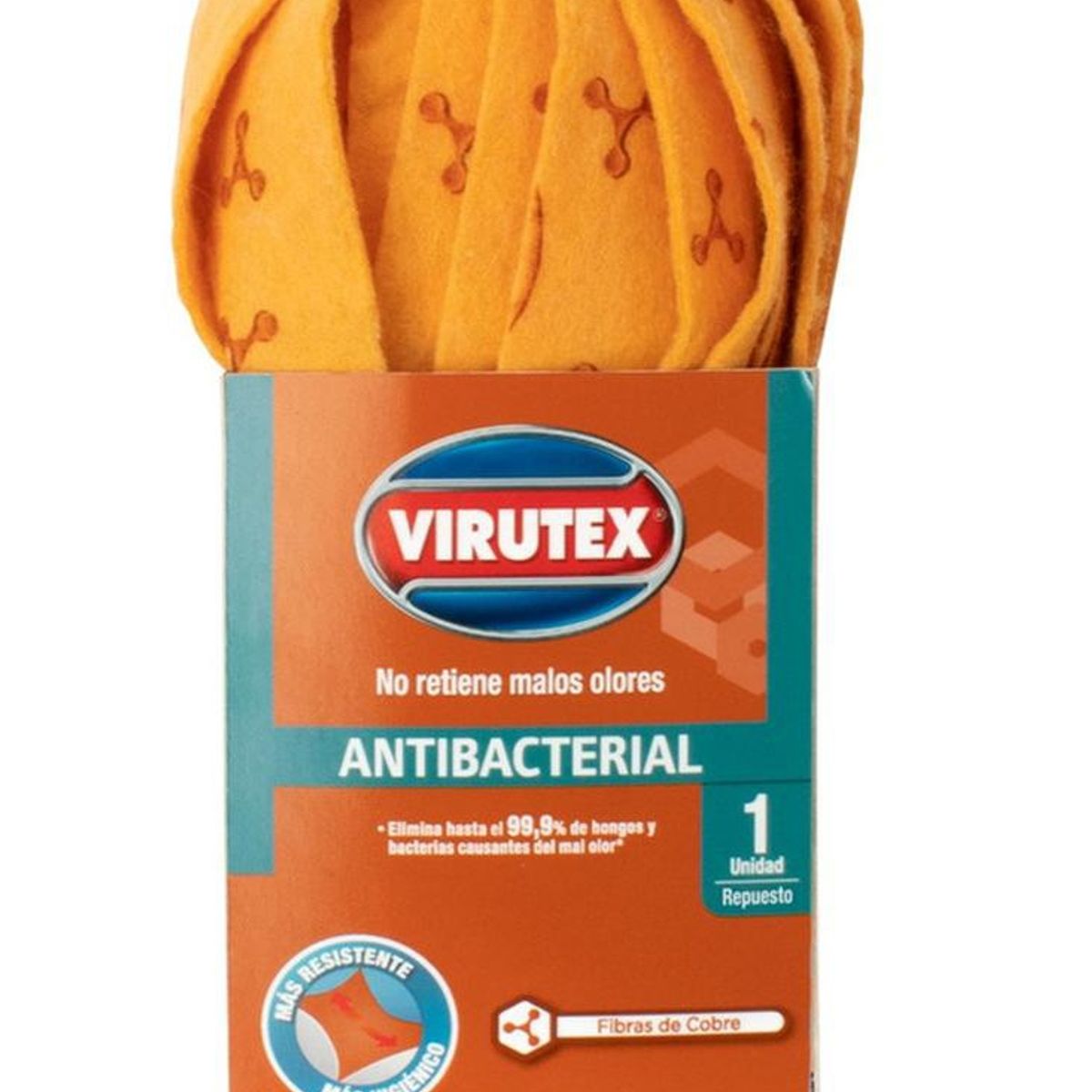 VIRUTEX - Repuesto Mopa Sintética Fibra De Cobre
