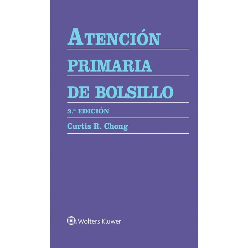 EDITORIAL MEDITERRANEO - Libro Atencion Primaria De Bolsillo 3Ed.